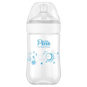شیشه شیر پینو بیبی مدل Natural sence کد S6- 18 گنجایش 260 میلی لیتر