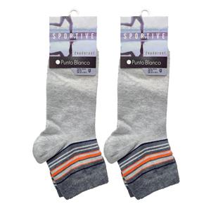 جوراب مردانه پونتو بلانکو مدل کتان اسپرتیو 580-00-74711 بسته دو عددی