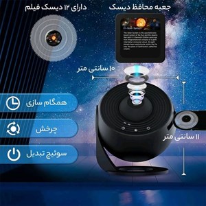 چراغ خواب مدل Galaxy Projector طرح منظومه شمسی