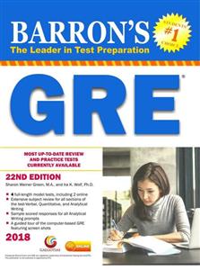 کتاب Barron’s The Leader in Test Preparation GRE 22st
