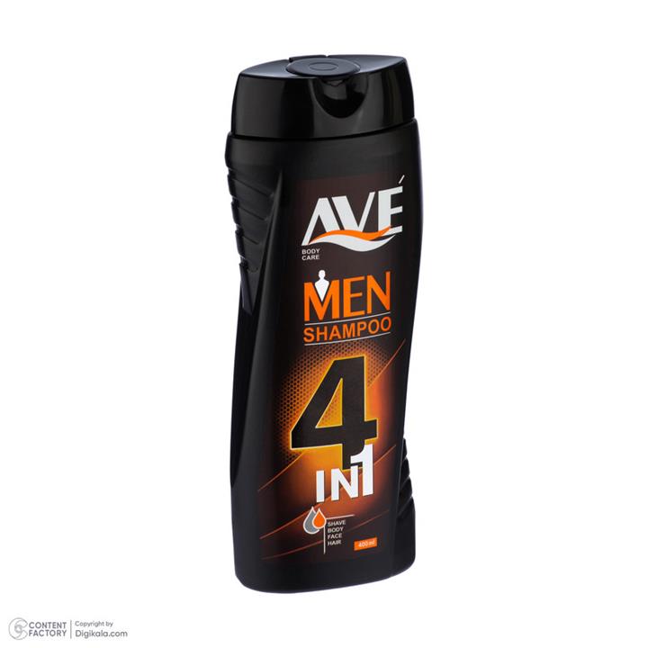 شامپو مو و بدن اوه مدل 4in1 حجم 400 میلی لیتر