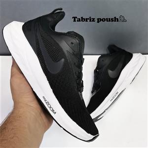 کفش پیاده روی طبی نایک زوم مناسب باشگاه و ورزش رنگ مشکی زنانه و پسرانه کد 465 