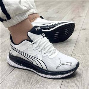 کفش اسپرت وارداتی طبی زیره کپسولی دو تیکه مدل پوما رنگ سفید کد 425 