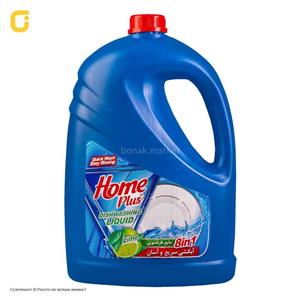 مایع ظرفشویی 8 در 1 هوم پلاس با رایحه لیمو 3750 لیتری