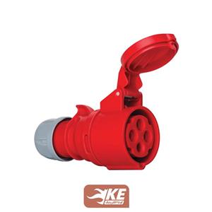 سوکت صنعتی 4 شاخه 16 آمپر مادگی مستقیم Mete Enerji مدل 406403v