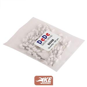 وایرشو تکی روکشدار سایز 0.5 سفید E0508 بسته 100 عددی DeDe