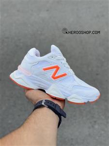 نیوبالانس9060 زنانه سفید نارنجی کد 578