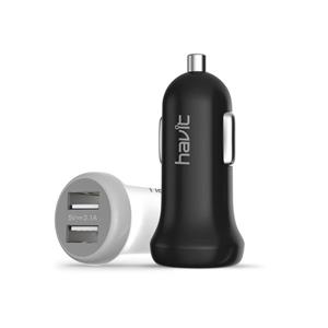 شارژر فندکی دو پورت هویت مدل HV-CC8801  Havit HV-CC8801 2Port USB Car Charger Havit hv-cc8801 Car Charger