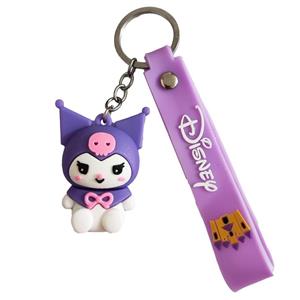 جاکلیدی مدل سیلیکونی طرح هلو کیتی کرومی کد  DB20