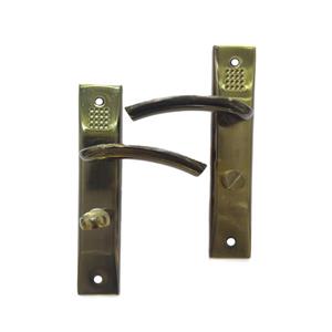 دستگیره در مدل خالدار سرویس چپ بازشو کد 602 مجموعه دو عددی