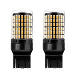 لامپ اس او کی چراغ راهنما خودرو مدل 144led-T20 7440 بسته دو عددی