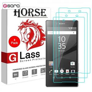 محافظ صفحه نمایش گلس هورس مدل UCC مناسب برای گوشی موبایل سونی Xperia Z5 بسته سه عددی Horse UCC Screen Protector For Sony Xperia Z5 -Pack Of 3