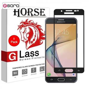 محافظ صفحه نمایش گلس 5D هورس مدل FAG مناسب برای گوشی موبایل سامسونگ Galaxy J7 Prime 