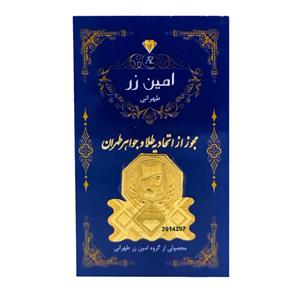سکه گرمی طلا 18 عیار امین زر کد GL 1000 -