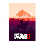 متال پوستر گیمینگ رد دد RedDeadRedemption  N207