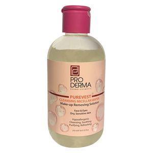 محلول پاک کننده آرایش چشم و صورت پرودرما کد 1370 حجم 250 میلی لیتر