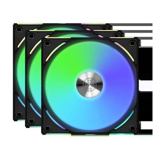 فن کیس لیان لی UNI FAN AL V2 Black بسته 3 عددی