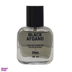 عطر جیبی مردانه پینک ویژوال مدل Black Afghano حجم 30 میلی لیتر