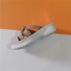 دمپایی دخترانه مدل نگار رنگ رزگلد