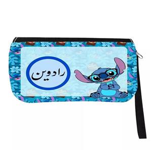 جامدادی مدل اسم شخصی طرح لیلو و استیچ اسم رادوین کد 0626