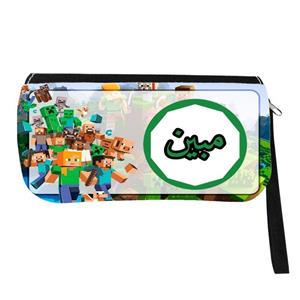 جامدادی مدل اسم شخصی طرح ماینکرافت اسم مبین کد 0598