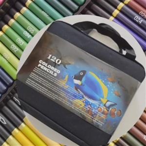 مداد رنگی 120 رنگ مدل Flowood طرح کیفی