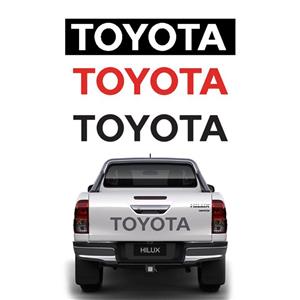 برچسب نوشته تویوتا درب عقب هایلوکس TOYOTA