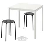 میز و 2 عدد چهار پایه ایکیا مدل IKEA MELLTORP / MARIUS