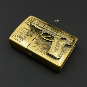 فندک مدل چخماقی طرح تفنگ کد DKD-1317