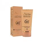 ضد آفتاب کرم پودری پوست چرب و حساس SPF40 بژخیلی روشن مدیسان 30ml