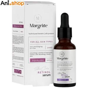 سرم رتینول مارگریت مناسب انواع پوست حجم 30 میلی لیتر