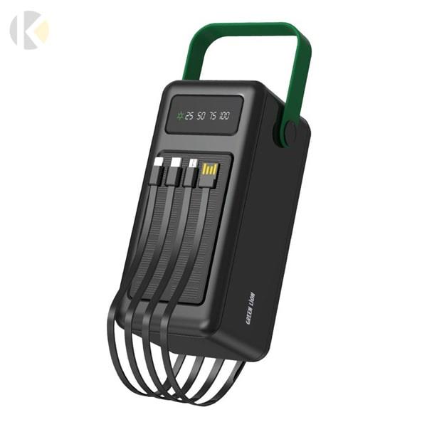 پاوربانک گرین لاین مدل solar max gl-p974 ظرفیت 80000 میلی آمپر ساعت