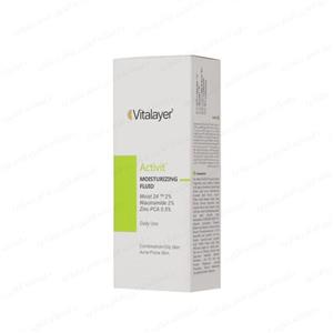 فلوئید مرطوب کننده پوست چرب اکتی ویت ویتالیر 40ml