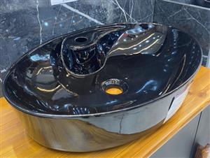 سنگ روشویی هما بیضی  ژوپیتر سفید 