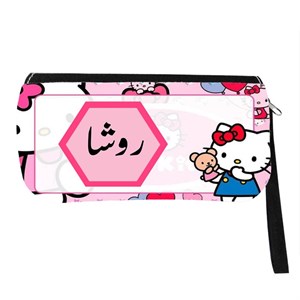 جامدادی مدل اسم شخصی طرح کیتی گربه کیوت اسم روشا کد 0774