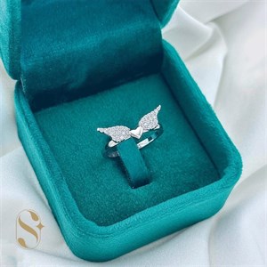 انگشتر نقره زنانه مدل بال فرشته AMT-R170 -