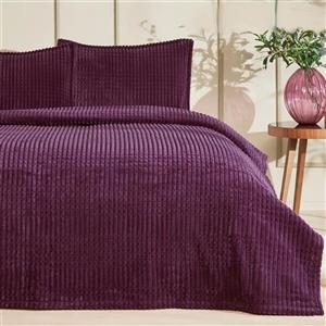 پتو ازدیلک مدل Piramit Mordum سایز 220×220 سانتی متر