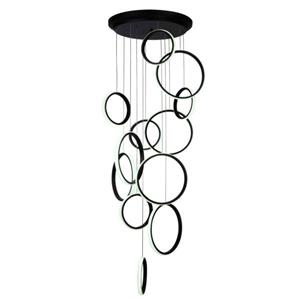 چراغ آویز چشمه نور کد L6409/12BK