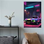 پوستر گوفی مدل ماشین اسپورت فورد موستانگ طرح Ford Mustang Muscle Car Poster کد JPN44