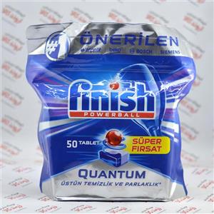 قرص ماشین ظرفشویی فینیش مدل Quantum بسته 50 عددی Finish Quantum Dishwasher Tablets Pack 50 Pcs