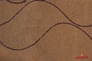 موکت ظریف مصور زربافت طرح کارون شکلاتی