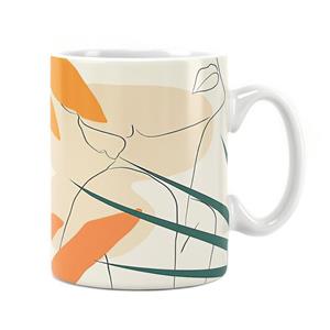 لیوان طرح دار سرامیکی راویتا طرح کلاسیک کد 3265