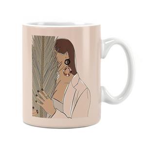 لیوان طرح دار سرامیکی راویتا طرح کلاسیک کد 3263