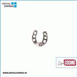 نگین دندان طلا سفید مدل نعل اسب ریکازمو – Recosmo Dental Diamond White Gold Horseshoe Model