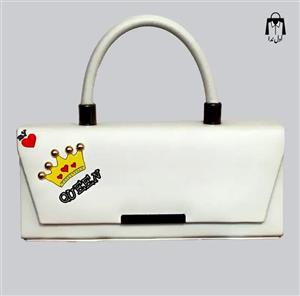 کیف دوشی زنانه چرم مدل مروارید