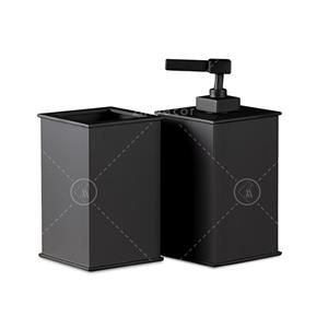 جای مایع و مسواک دستشویی