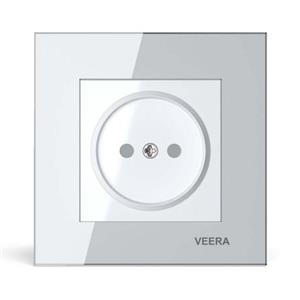 پریز ویرا مدل کریستال سفید
