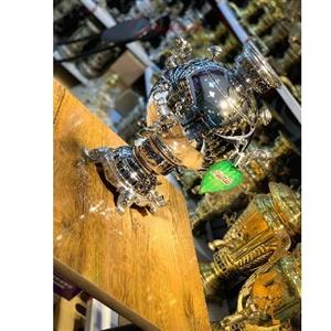 سماور گازی 6 لیتر مدل جهان نما، آبکاری شده درجه یک، ورق سوپر سنگین