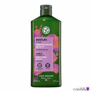 شامپو گیاه کتان موهای فر ایوروشه  Yves Rocher Boucles Curls 300ml