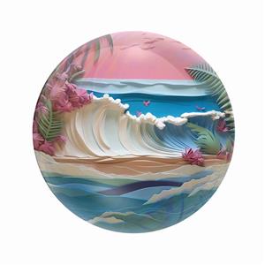 پیکسل عرش مدل منظره موج و دریا کد Asp8102